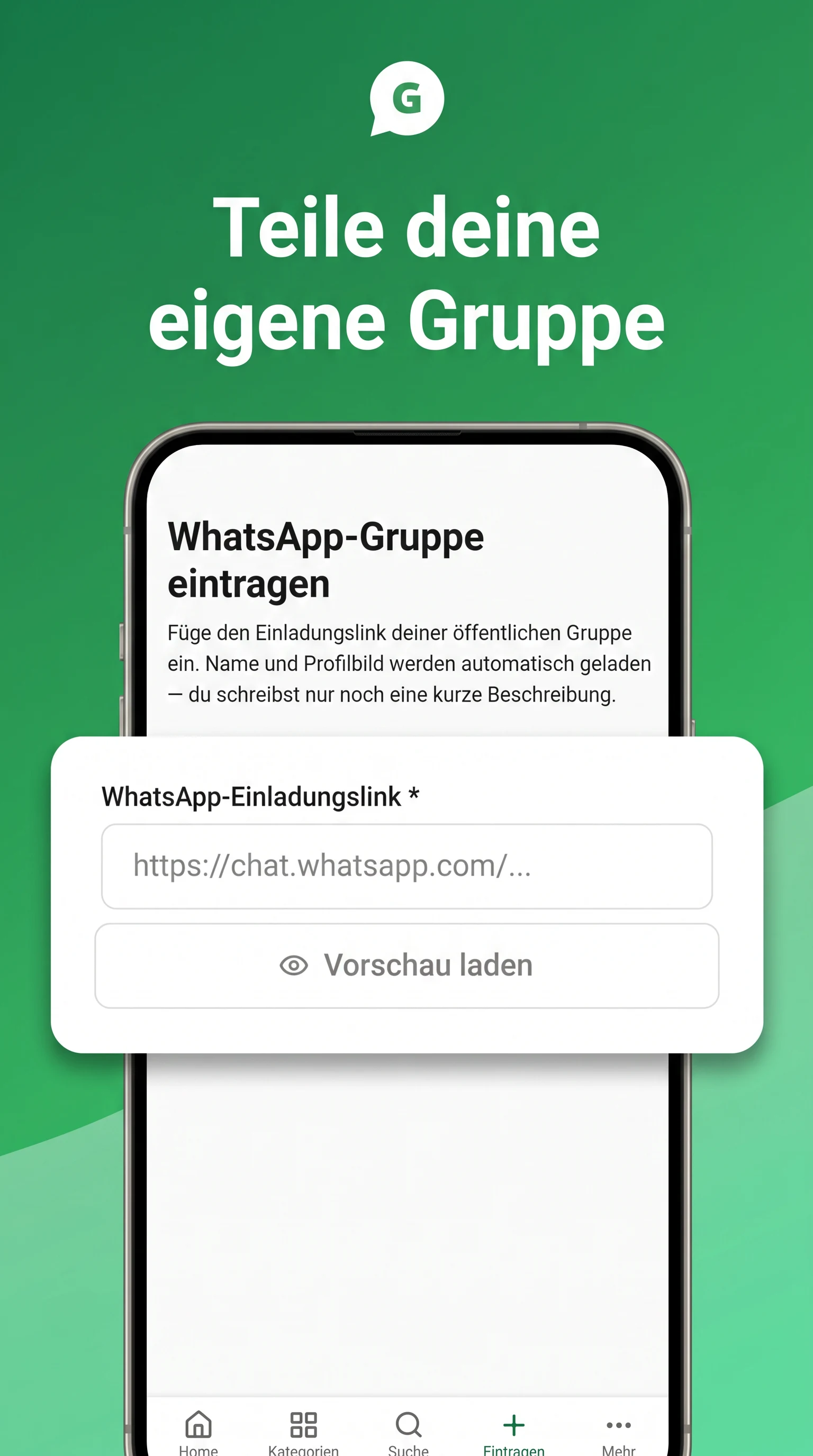 Groupler — WA Gruppen finden screenshot