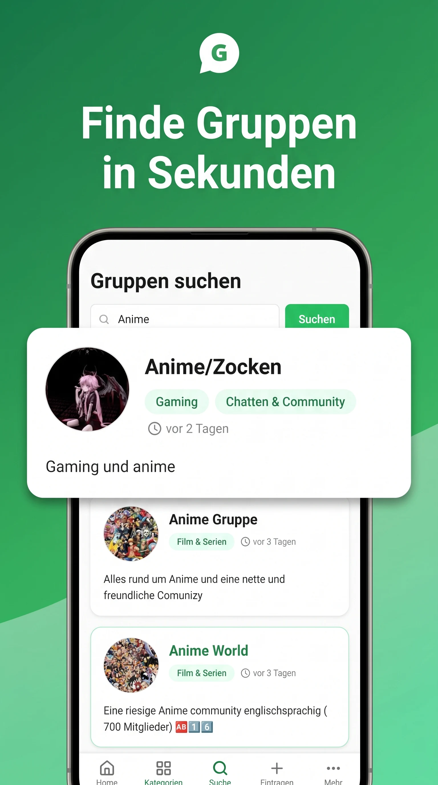Groupler — WA Gruppen finden screenshot